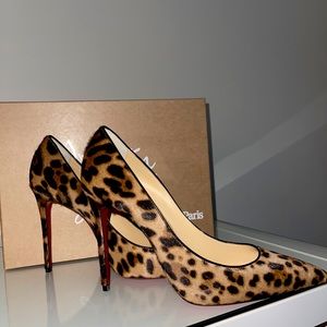 Kate 100mm Leopard pumps- BRAND NEW IN BOX